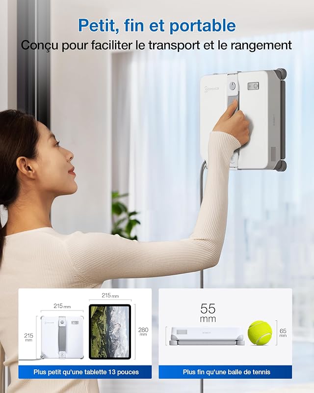 WINBOT Mini 2 Robot Nettoyeur de Vitres
