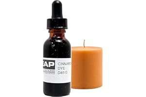 EAP Innovations Liquid Candle Dye, Vibrant, Long-Lasting Color, Fully Soluble for Flawless Blending, Liquid Dye for Candle Making, Highly Concentrated for Customizable Shades, Cinnamon/Rust, 1 oz