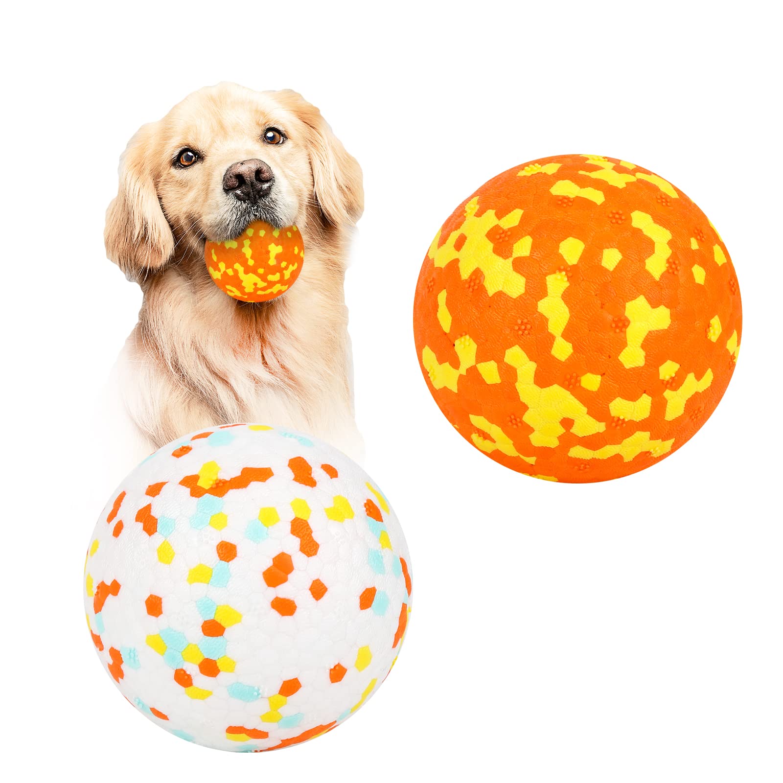 Indestructible Dog Toys - High Bounce Rubber Balls for Small to Large Dogs - Durable, Interactive Fetch Toys for Water Play — image 1