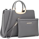 Womens Handbag Top Handle Shoulder Bag Tote Satchel Purse Work Bag with Matching Wallet
