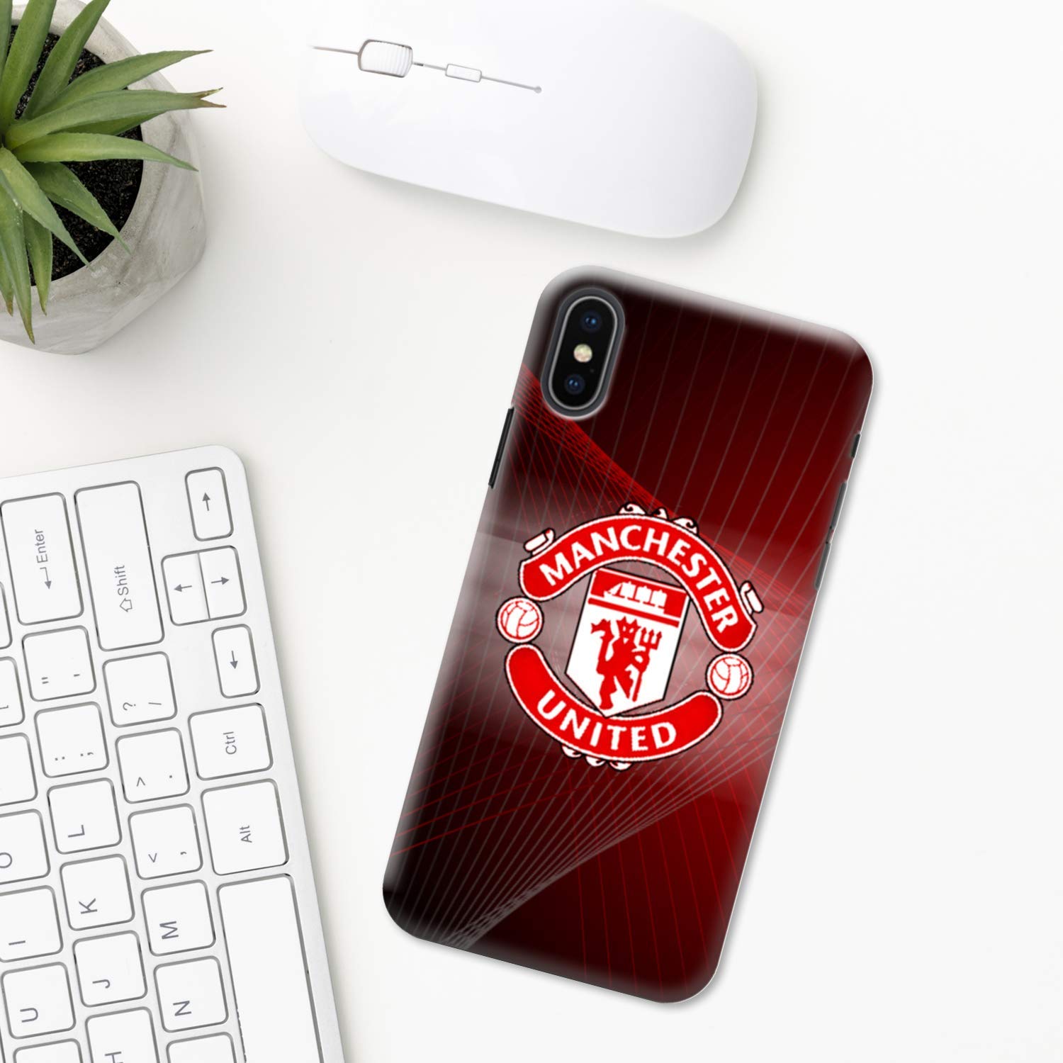 Manchester United Case Iphone Case 11 Pro X Xr Xs Max 8 Plus 7 6s 6 5 5s Se Ten 10 Hard Plastic Transparent Silicone Mobile Phone Cover Art Mobile Case Manchester United