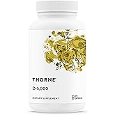 THORNE - Vitamin D-5000 - Vitamin D3 Supplement - Support Healthy Bones, Teeth, Muscles, Cardiovascular, and Immune Function* - NSF Certified for Sport - Dairy-Free, Soy-Free - 120 Capsules
