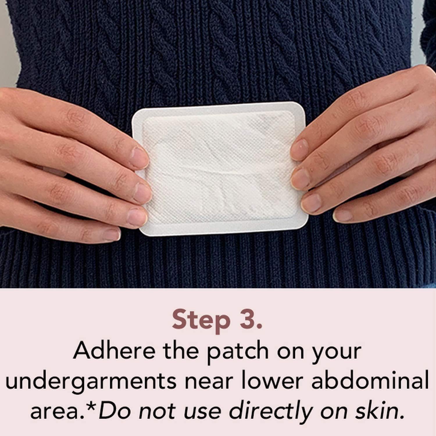 Rael Natural Herbal Heating Patch - PMS Relief Natural Heating Herb Therapy Patches (2 Pack/ 6 Count): Health & Personal Care