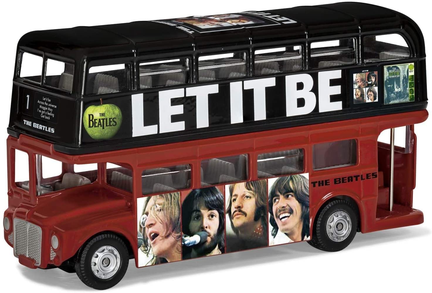 Corgi CC82341 The Beatles-London Bus-'Let It Be', Multi-Color