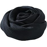 XuoAz Women Cotton Blend Scarf Lightweight Large Linen Shawl Scarves Head Scarf Summer Beach Travel Wrap