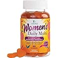 Women's Complete Daily Multivitamin Gummies - Vitamin A, C, D, E, B6, B12, Biotin & Calcium - Immune Health & Energy Support - Peach Flavored Gummy Vitamins for Women, Non-GMO & Delicious - 60 Count