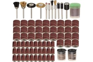 150Pcs Rotary Power Tool Fits Dremel 1/8" Shank Sanding Polish Accessory Bit Set