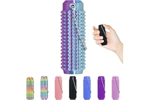 XNJAMG Little Ouchies Fidget Toys,Pain Stim Fidget Toy Reduce Stress for Adults,Anxiety Relief Pain Stim,Spiky Fidget Keychain for Anxiety and Stress Reduction,Novelty Gifts for Friends 1PCS