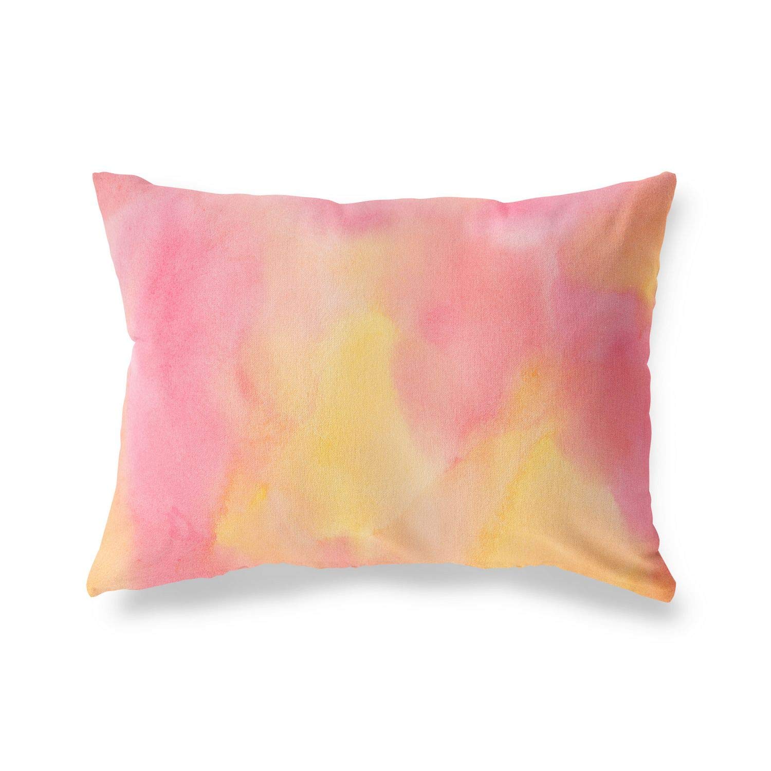 Bonamaison Decorative Cushion Cover Watercolor Theme, Throw Pillow Covers, Home Decorative Pillowcases for Livingroom, Sofa, Bedroom, Size:35x50 Cm - Designed and Manufactured in Turkey