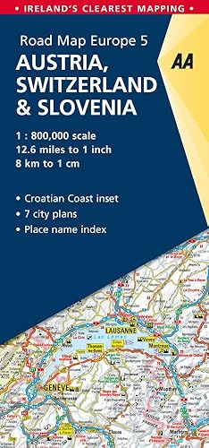 Download AA Road Map Europe Austria, Switzerland & Slovenia PDF