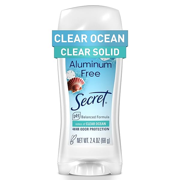 SECRET ALUMINUM FREE DEODORANT FOR WOMEN, 48HR ODOR...