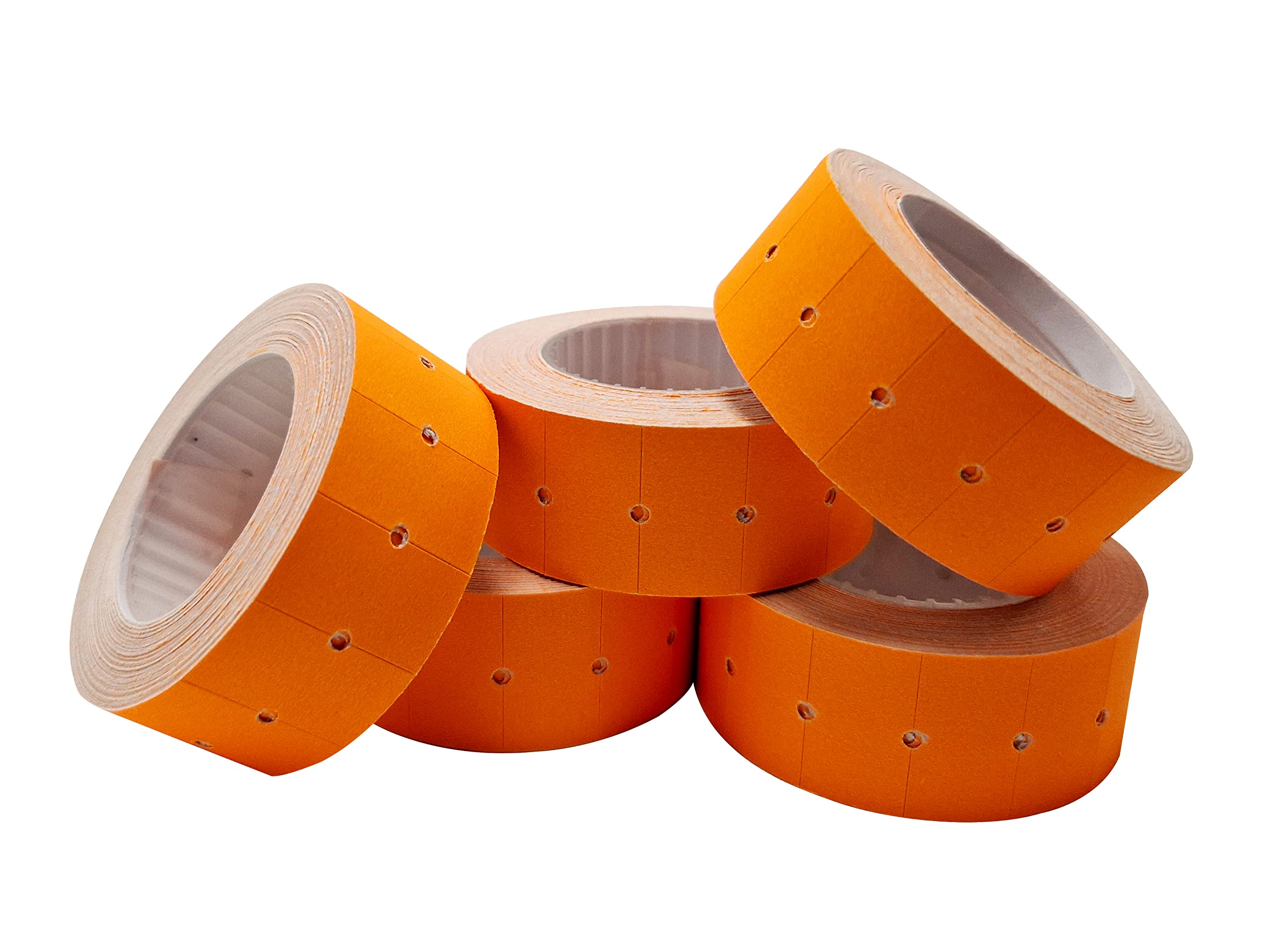 Swift 22 x 12 mm Price Gun Labels CT1 Orange 5 Rolls 2,500 Stickers Pricemarking Tags Fits Many Pricing Labellers