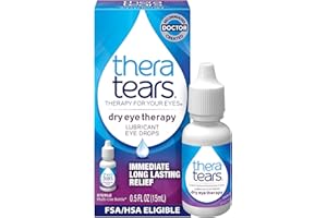 TheraTears Dry Eye Therapy Eye Drops for Dry Eyes, 0.5 Fl Oz