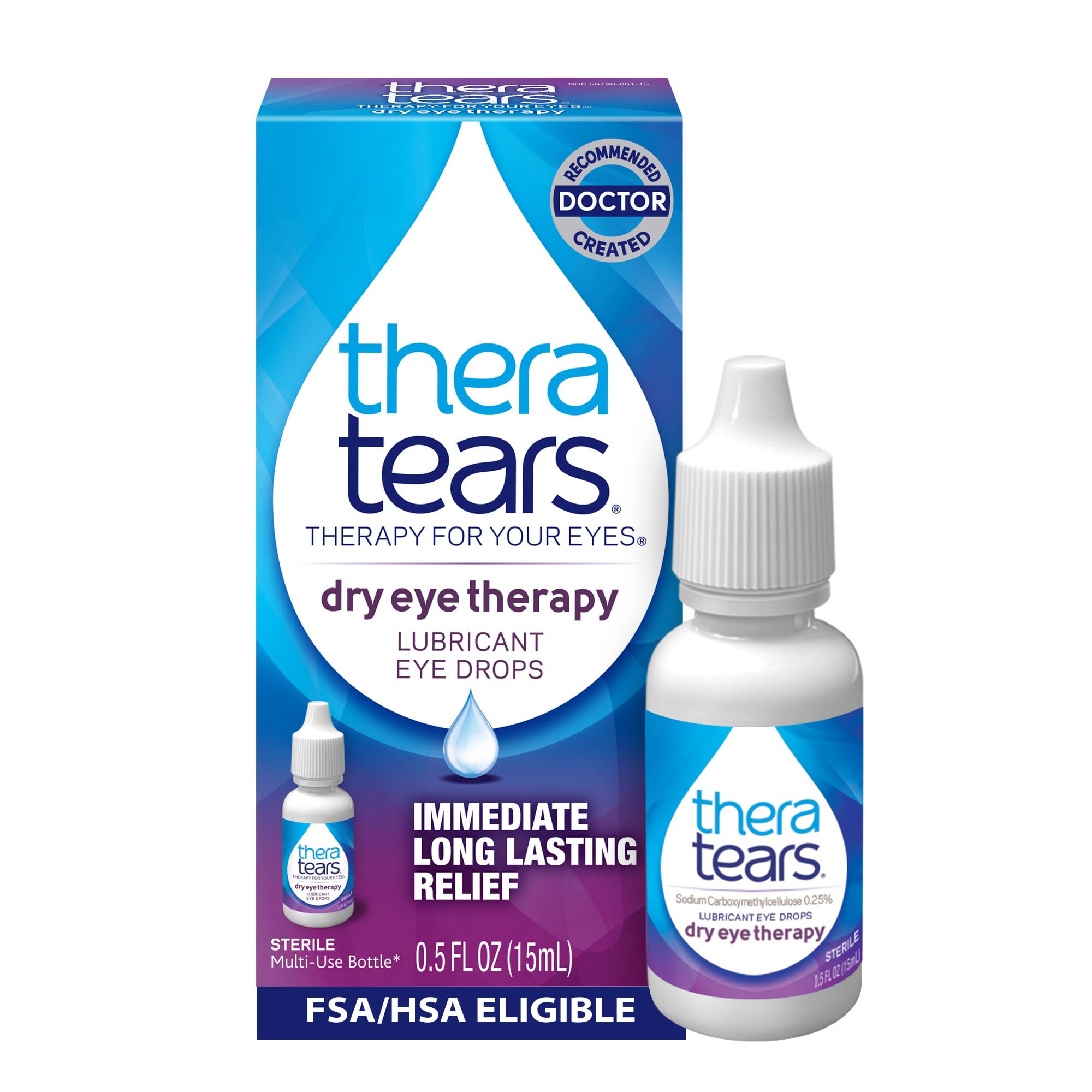 TheraTears Lubricant Eye Drops .5 fl oz (15 ml)