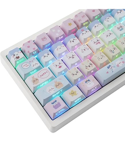 ㅤ Ｈ♡Tmk Amazon.com: ZXMICYFA MOA Profile PBT - Teclas de 125 teclas