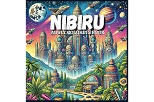Nibiru Coloring Book: A Space Coloring Book with Futuristic Cities, Alien Landscapes, Advanced Architecture, Extraterrestrial
