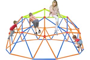 NAQIER 10FT Dome Climbing 2023 New Version Dome Climber for Kid 3-10 Jungle Gym Monkey Bar Backyard Geometric Support 800LBS Outdoor Play Equipment Toddler Outside Toy