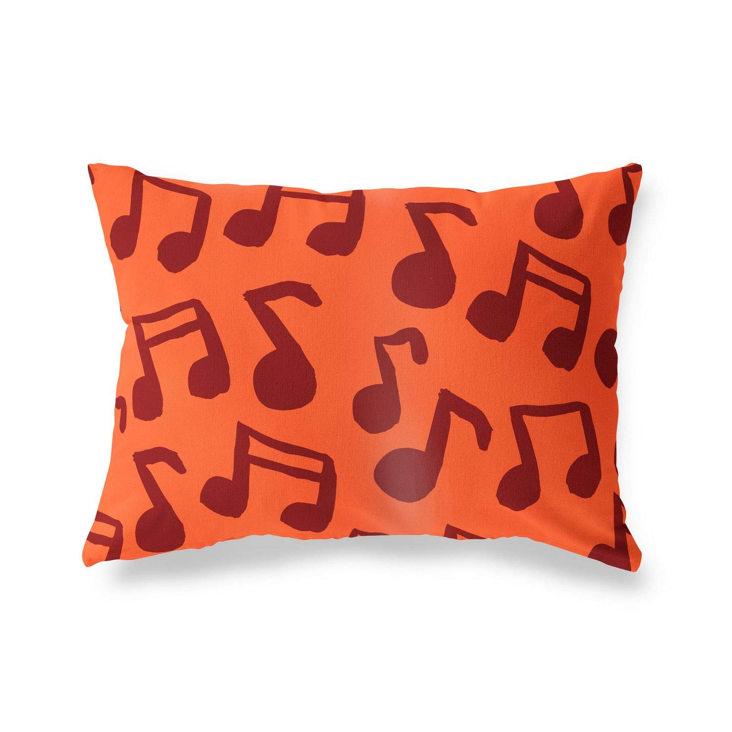 BonaMaison Decorative Cushion Cover, Orange Bordeux Throw Pillow Covers, Home Decorative Pillowcases for Livingroom, Sofa, Bedroom, Size: 45X60 Cm - Designed and Manufactured in Turkey
