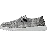 HEYDUDE Wendy Stretch Canvas Women’s Shoes, Women’s Slip-on Loafers, Comfortable & Light-Weight