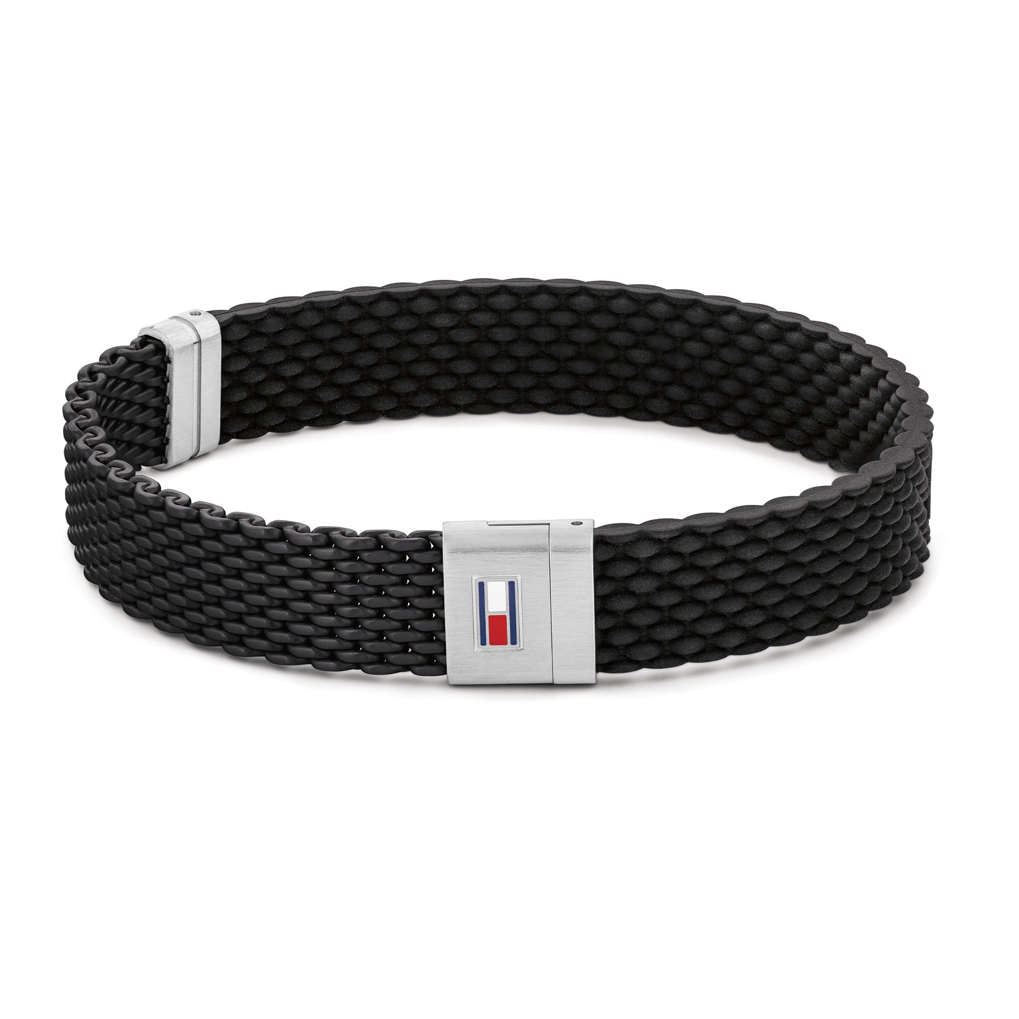 Tommy Hilfiger Jewelry Men's Silicone Bracelet with the Iconic Flag - 2790240S