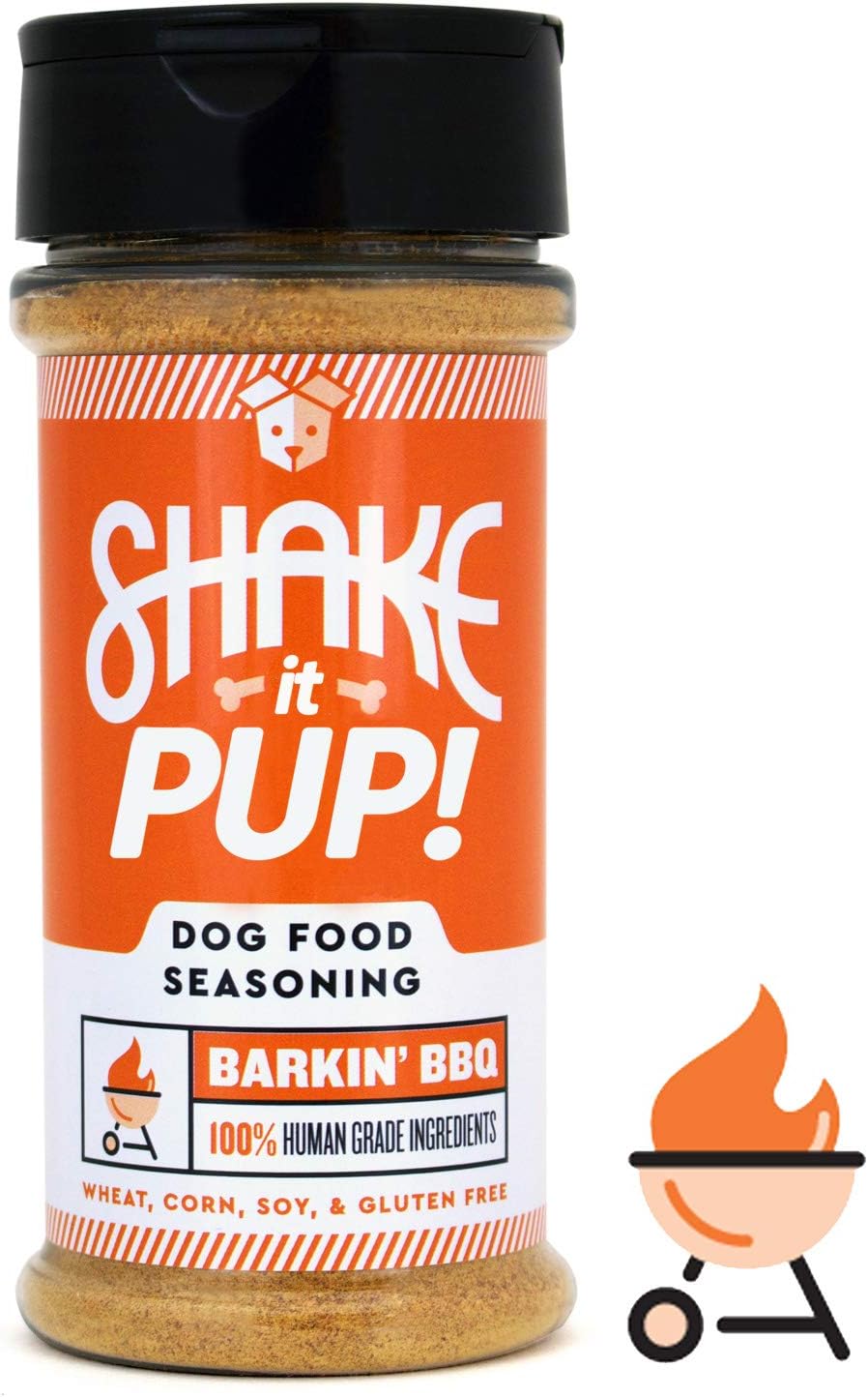 Shake it Pup! Dog Food Seasoning Topper - Natural, Human Grade Mixer, Broth, Treat, and Gravy for Dogs Kibble or Raw (4.5oz Bottles)