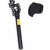 SR Suntour SP12 NCX 30.9X350/400mm Suspension Seat Post with Protective Cover Black
