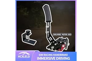 HCXLELD Sim Racing Handbrake, T598P DDPRO Steering Wheel for PS4/PS5, included table clamp
