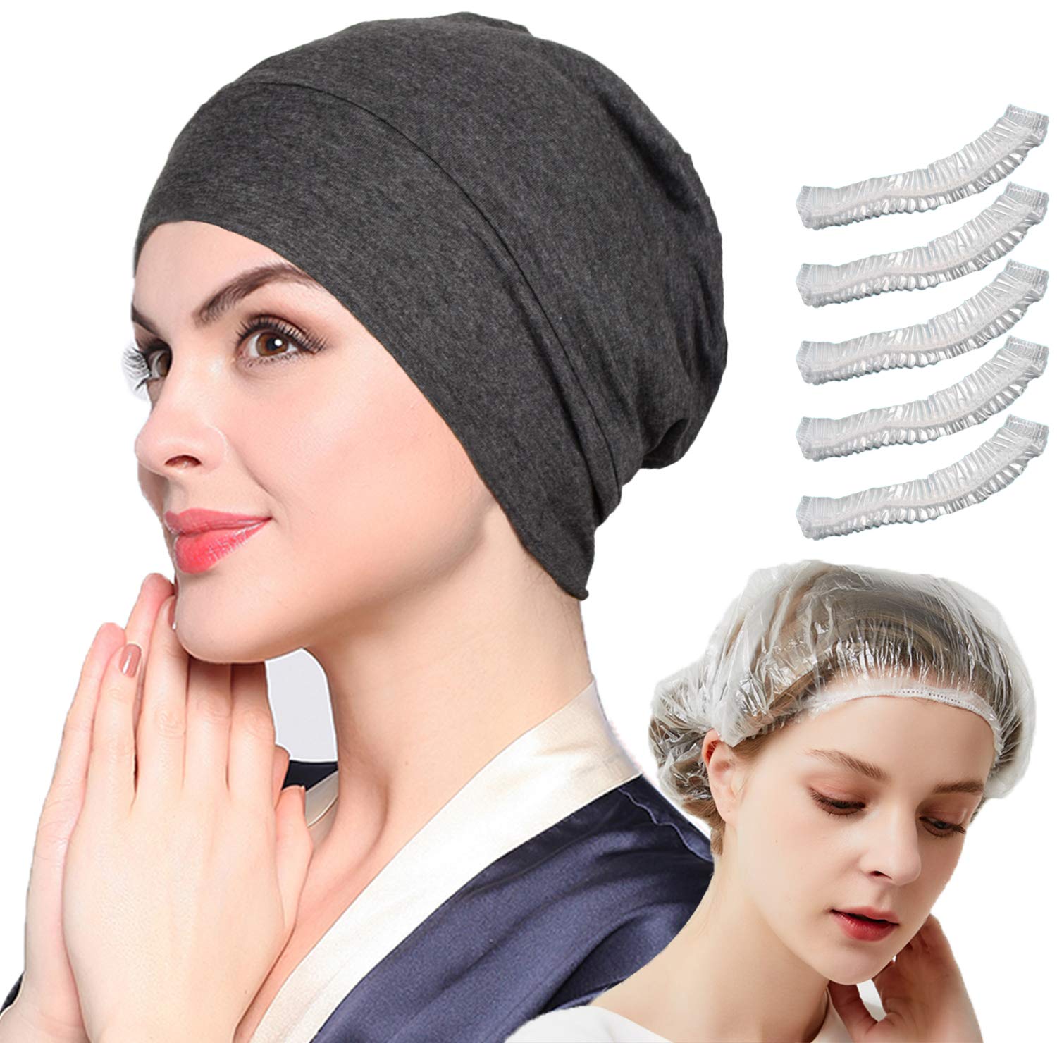 Idea for use with a shower cap