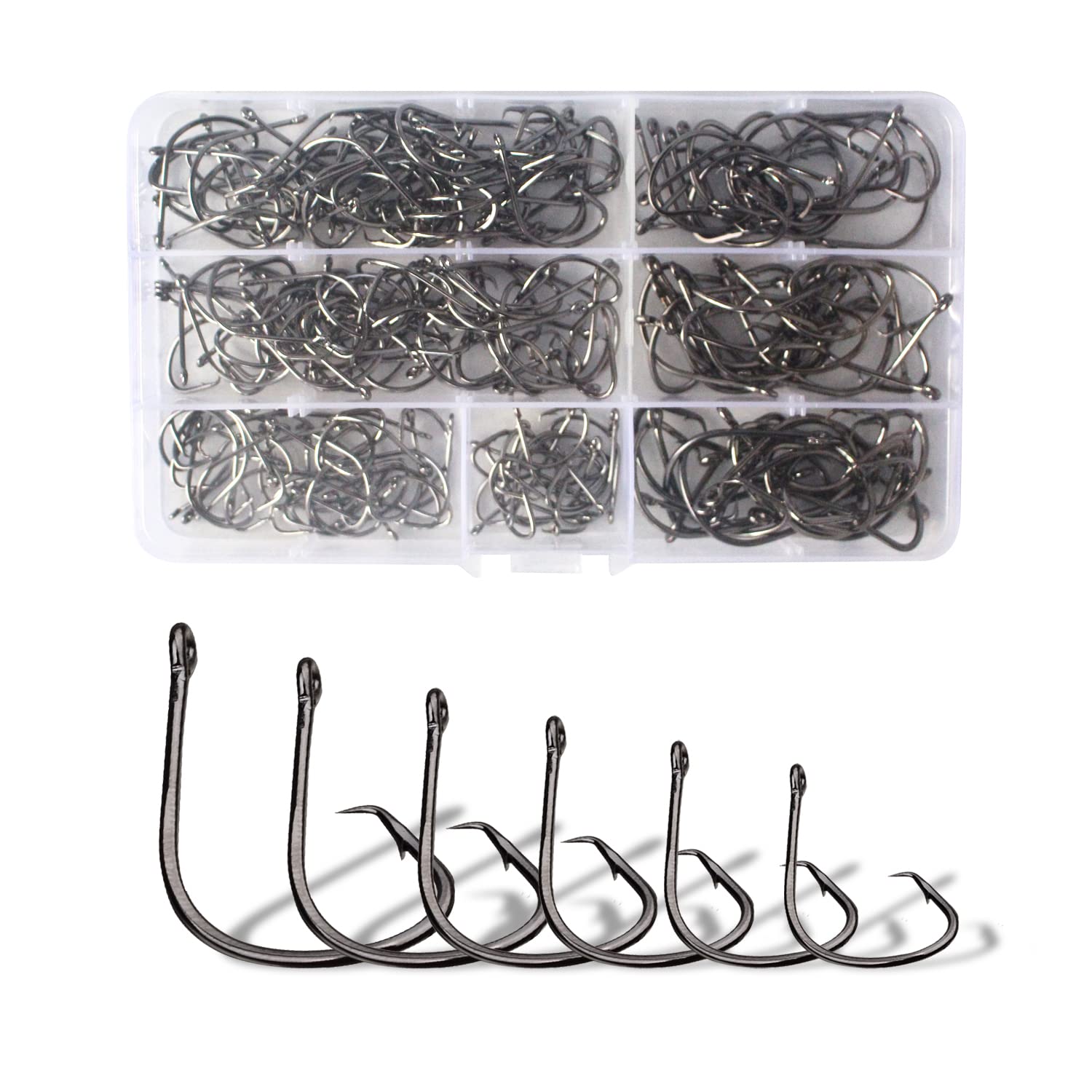 Dingbear 210PCS Pikeperch Fish Hook Fishing Hooks