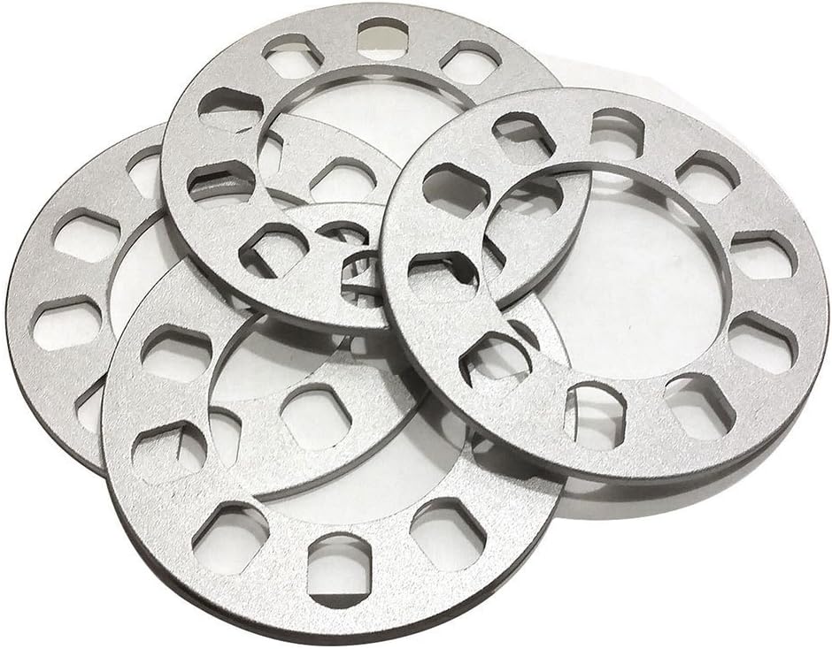 (4pc) Break 5 Lug Wheel Spacer 10mm 0.5" 5x100 5x108 5x110 5x112 5x114.3 5x115 C605-050