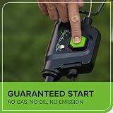 Greenworks 48V Self Propelled Lawnmower 46cm 55L Bag 4Ah Batteries Twin Charger view 6