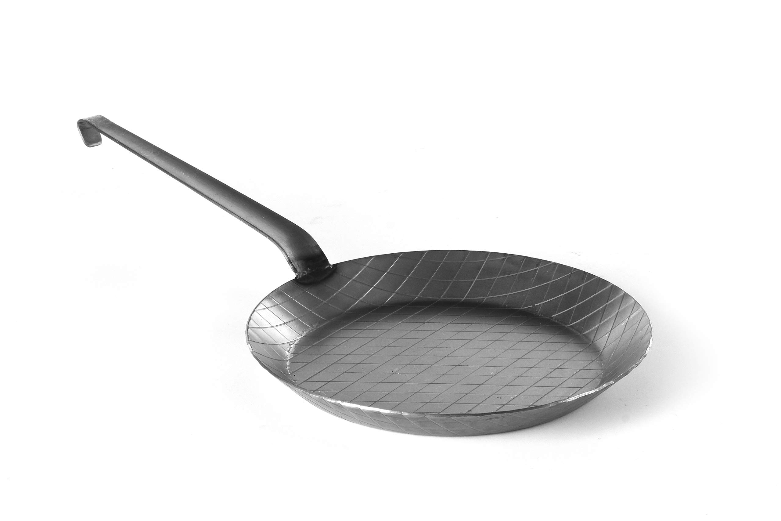 HENDI frying pan, suitable for gas stove, induction stove, electric stove, ceramic stove, wall thickness min. 3mm, pan, ø320x(H)50mm, checkerboard pattern