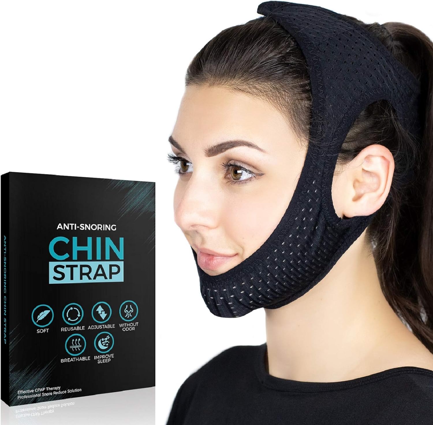 stop snoring chin strap amazon