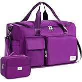 FIORETTO Women's Gym Duffle Bag with Shoes Compartment, 37L Capacity, Ideal for Travel, Gym, Sports, Duffel, Weekender