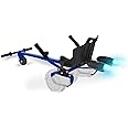 Hover-1 Falcon-1 Buggy Attachment | Turbo LED Lights, Compatible with All 6.5" & 8" Hoverboards, Hand-Operated Rear Wheel Control, Adjustable Frame, Easy Install