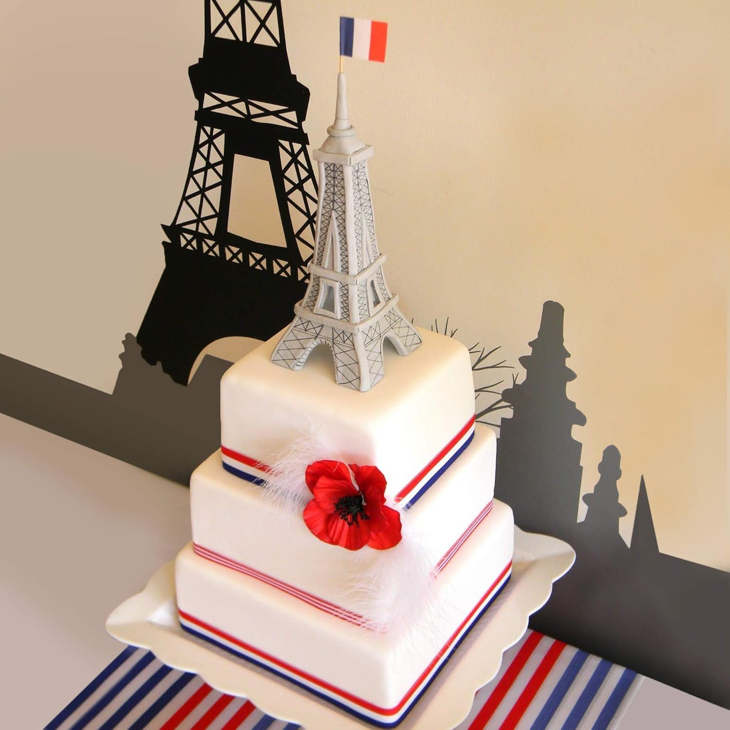 Napravi Rs Bordures Et Ornements Couture 45 M X 10 Mm Bobine De Ruban En Nylon Decoratif Tricolore Francais Bleu Blanc Rouge Pour Fete Nationale Francaise Artisanat Bannieres Patriotiques Celebrations Nationales