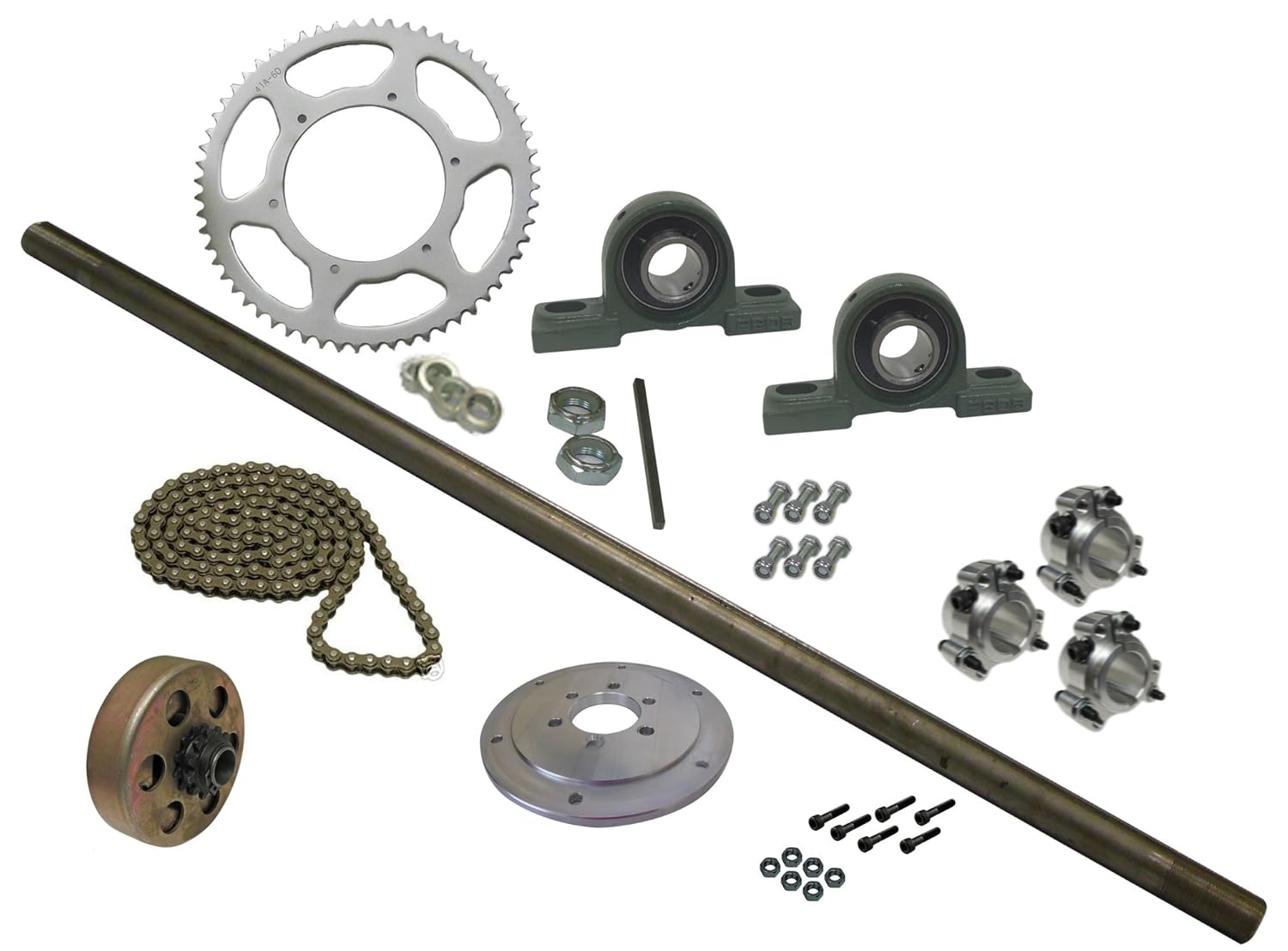 6 Split Rim For Go Kart Wheel Parts Cart Drift Trikes 213/16 Bolt