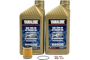 YAMAHA MOTOR Yamaha Yamalube EFI Full-Synthetic Oil Change Kit- Off Road, #LUB-OFFCG-KT-15