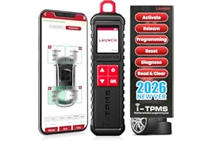 2025 Upgrade LAUNCH X-431 i-TPMS TSGUN Tire Pressure Detector Tool,Relearn,Reset and Coding TPMS sensors,Work with Launch X431 V/V+,PRO3S+,Pro3 ACE/APEX,Pro5,PAD V/VII,App Based TPMS Tool for Android