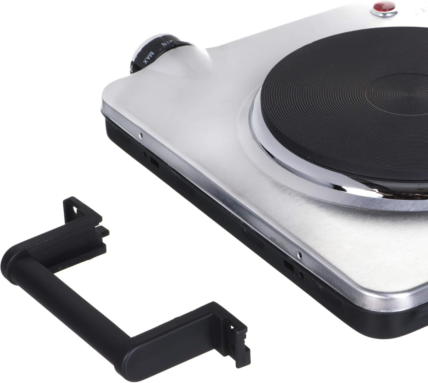 Clatronic DKP 3668 E Edelstahl-Doppelkochplatte / 2 stufenlos regelbare Thermostate / 2500 W