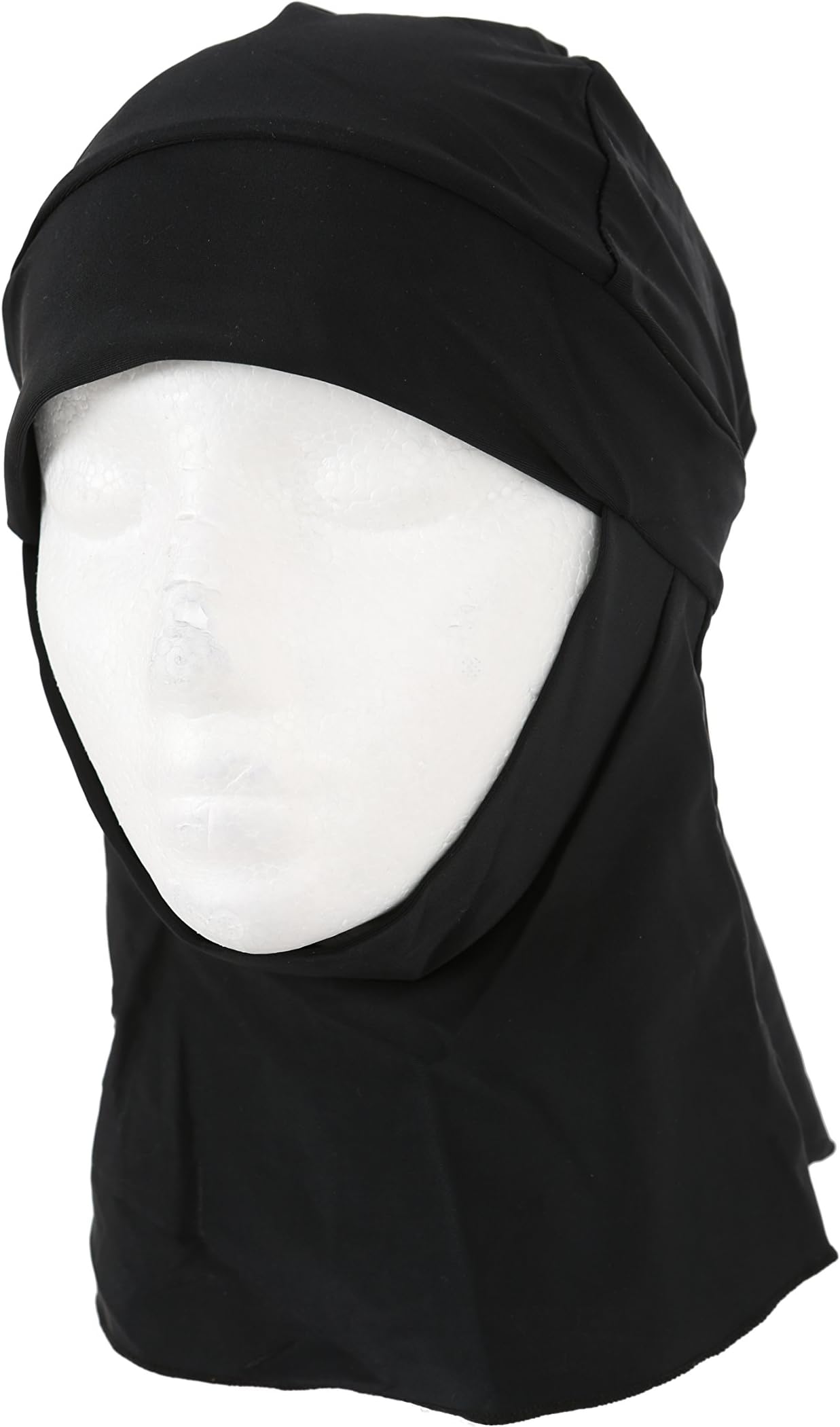 Shorso Women's Sports Hijab, Black, One Size