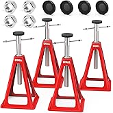 SHALL RV Stabilizer Jacks, 4-Pack Heavy Duty Aluminum Jack Stands for Travel Trailer Camper, Single Support up to 7500 Lbs, R