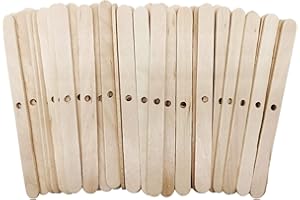 MILIVIXAY Wooden Candle Wick Holders,Candle Wicks Centering Device - Candle Centering Tool, 120 Pack