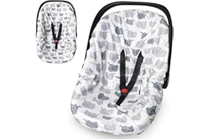 BORYOKUN Infant Car Seat Cover Liner, Carseat Cover Liner and Protection for Baby Boys Girls, Soft Comfortable, Machine Washable