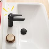 GROHE Start Basin Mixer Tap Matt Black with Push-Open Waste 28mm Ceramic view 4