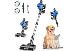 BSNAW Cordless Vacuum Cleaner for Home, 8-in-1 Lightweight Stick Vacuum with 45Mins Runtime, Powerful Suction, Anti-Tangle, Rechargeable Cordless Vacuum for Hardwood Floor Carpet Pet Hair, N502