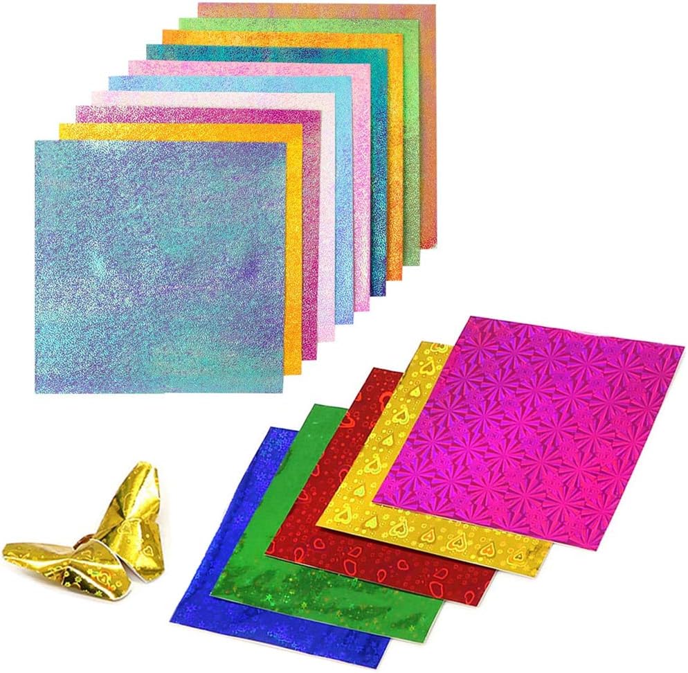 Lepidi 200 Sheets DIY Origami Paper, Creative Square Origami Paper, Handmade Origami, Square Folding Paper, Double Sided, DIY