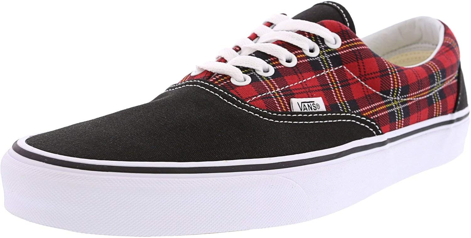 tartan slip on vans