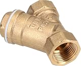 AB Tools 1/2" Inline Y Strainer Debris Filter Brass Stainless Steel WRAS view 2