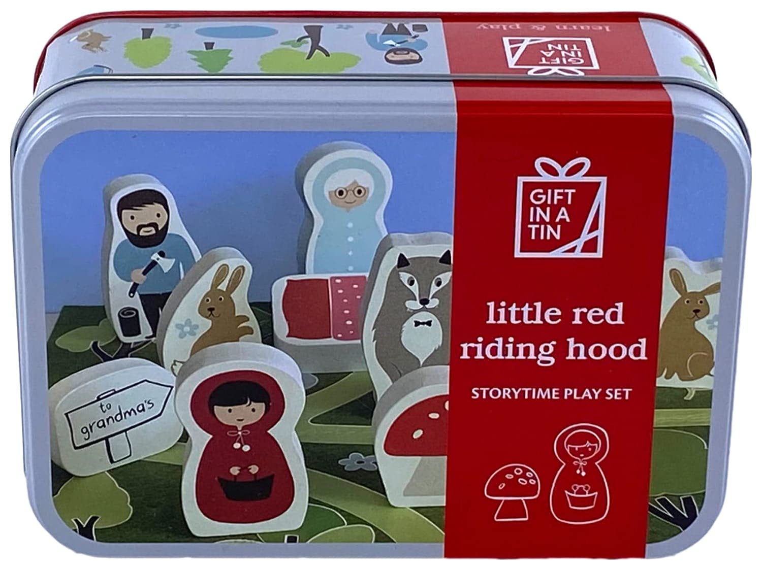 Apples to Pears Storytime Tin - Little Red Riding Hood